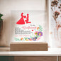 To My Girlfriend | If I Could Give You One Thing In Life | Love, Your Boyfriend - Square Acrylic Plaque