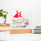 To My Girlfriend | If I Could Give You One Thing In Life | Love, Your Boyfriend - Square Acrylic Plaque
