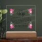 To My Wife | Always Keep Me In Your Heart | Love, Your Husband - Square Acrylic Plaque