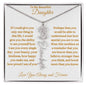 To My Beautiful Daughter | Flower Name Necklace | Mother's Day Gift | Birthday Gift | Customizable Birth Flower Design