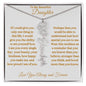 To My Beautiful Daughter | Flower Name Necklace | Mother's Day Gift | Birthday Gift | Customizable Birth Flower Design