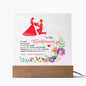 To My Girlfriend | If I Could Give You One Thing In Life | Love, Your Boyfriend - Square Acrylic Plaque