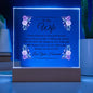 To My Wife | Always Keep Me In Your Heart | Love, Your Husband - Square Acrylic Plaque