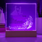 To My Girlfriend | If I Could Give You One Thing In Life | Love, Your Boyfriend - Square Acrylic Plaque