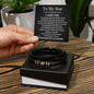 To My Son | I Love You | Congratulations Bracelet