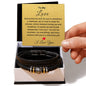 To My Love | Happy Valentine's Day Gift | I'd Spend My Last Breath Whispering 'I Love You' | Love You Forever Bracelet