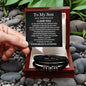 To My Son | I Love You | Congratulations Bracelet