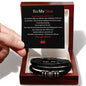 To My Son - Love You Forever, Valentine's Day Gift for Him, Birthday Gift, Special Occasion Bracelet