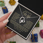 To My Beautiful Wife | Forever Love Necklace - BG