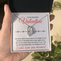 To My Beautiful Valentine | For Wife, Future Wife, Fiancé, Soulmate | Heart Skips A Beat | Forever Love Necklace