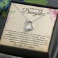 To My Amazing Daughter | Forever Love Necklace | Christmas Gift, Birthday Gift