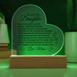 To My Daughter | Never Forget that I Love You Acrylic Plaque | Love Mom