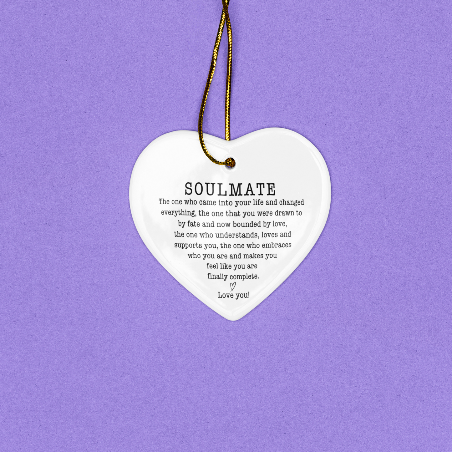 Soulmate Heart Ornament