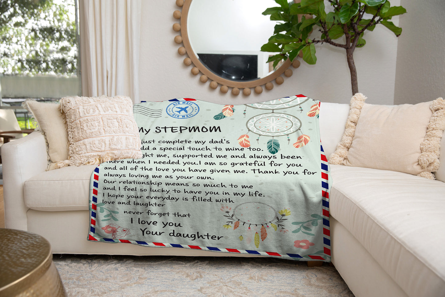 To My Stepmom Blanket | Christmas gift, Mother's Day gift
