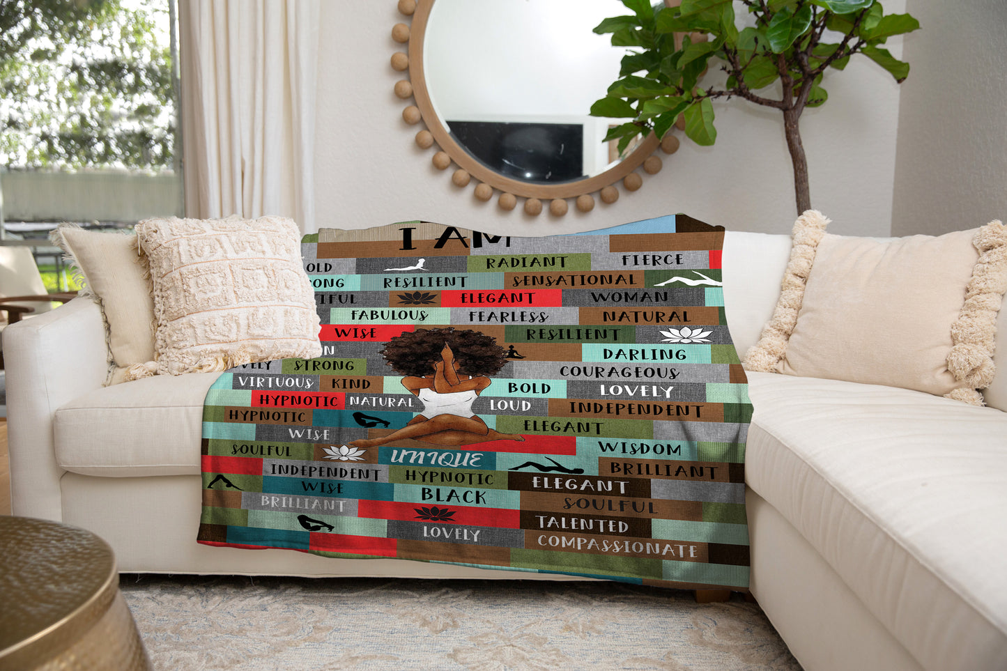 I Am | Fabulous, Radiant, Lovely | Arctic Fleece Blanket 50x60