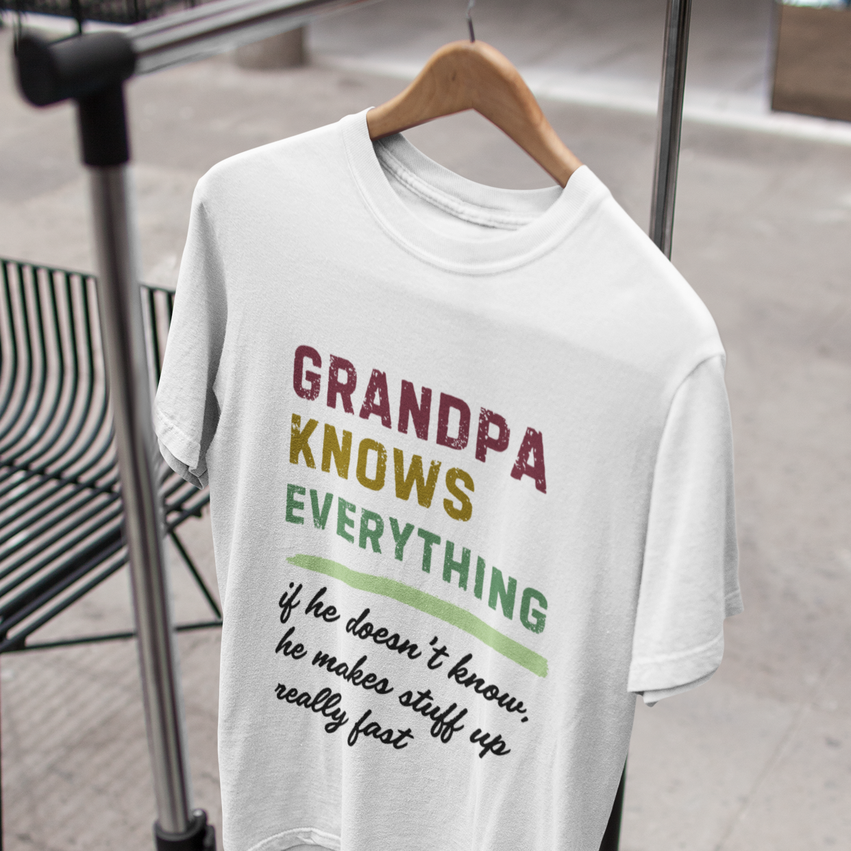 Grandpa Knows Everything T-Shirt