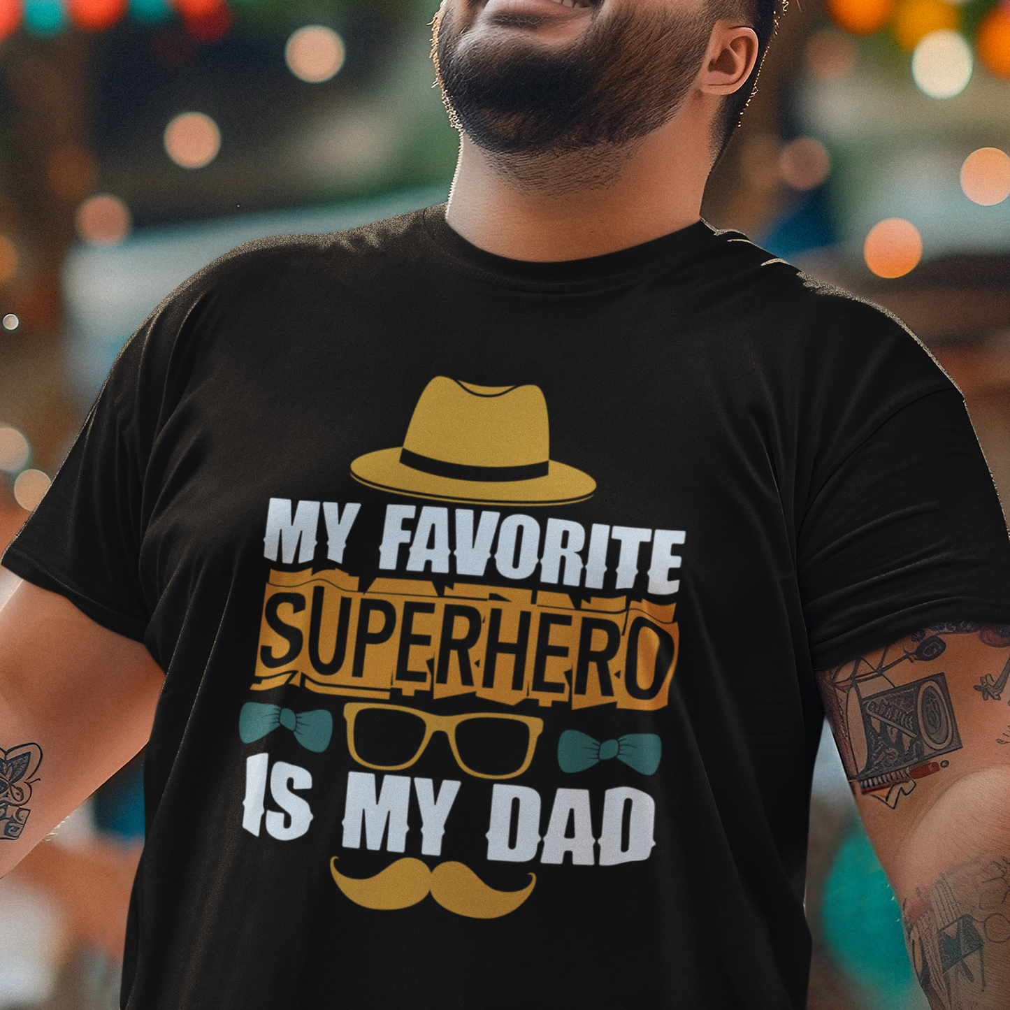 My Favorite Superhero is My Dad T-Shirt