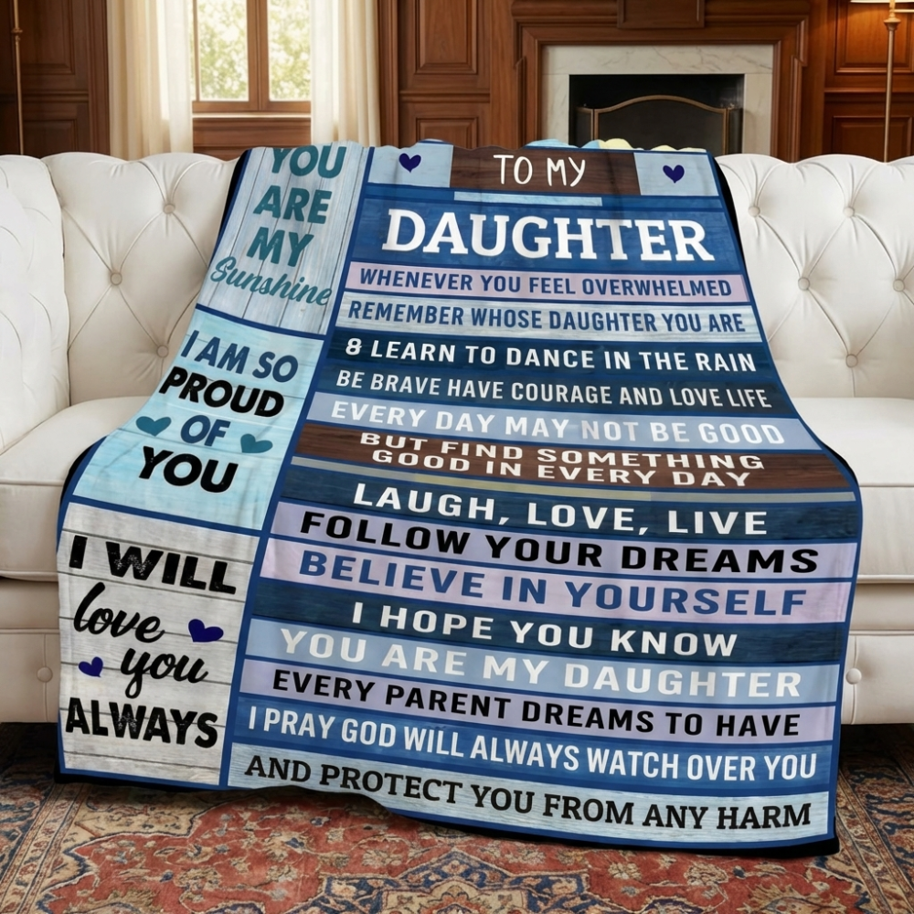 To My Daughter | I’m So Proud of You Gift Blanket