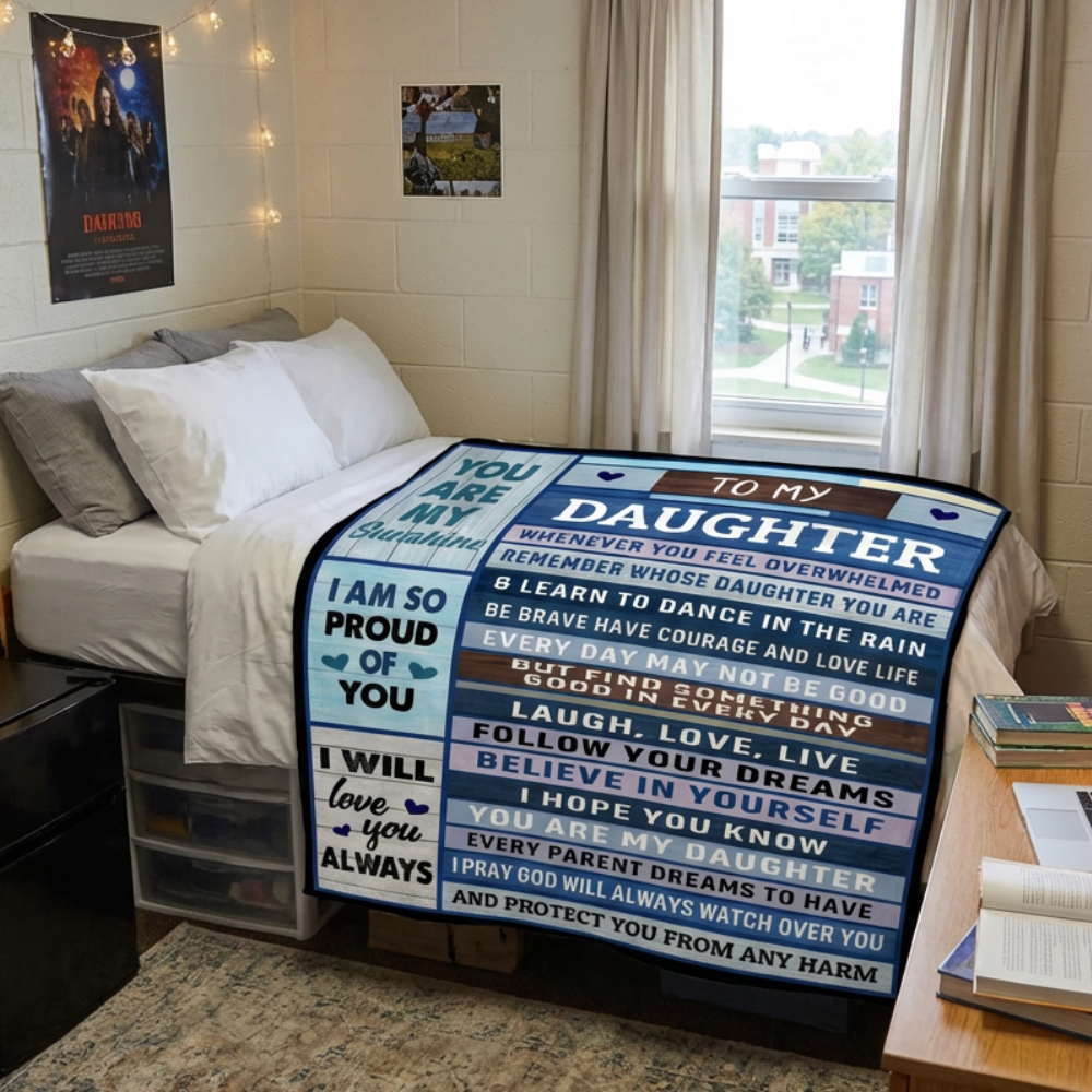 To My Daughter | I’m So Proud of You Gift Blanket
