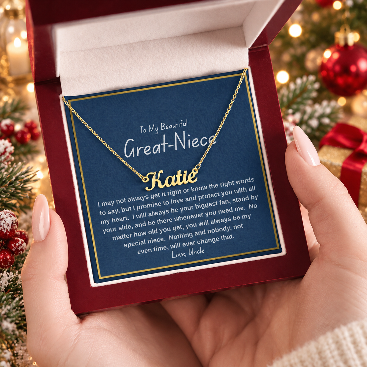 To My Beautiful Great-Niece | Love from Uncle
