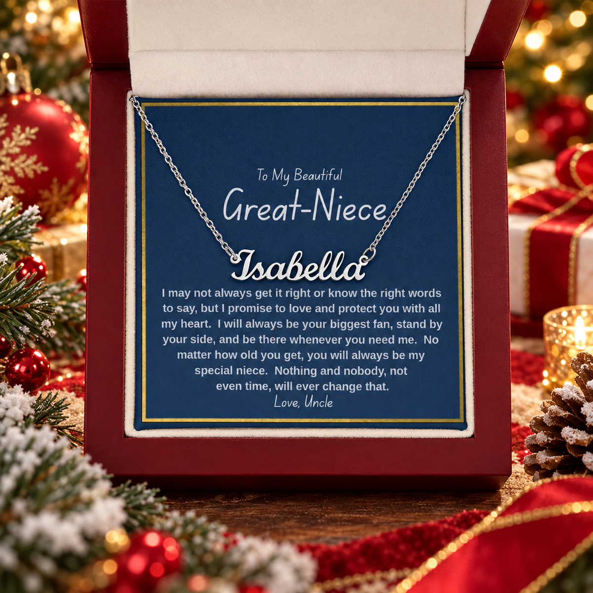 To My Beautiful Great-Niece | Love from Uncle