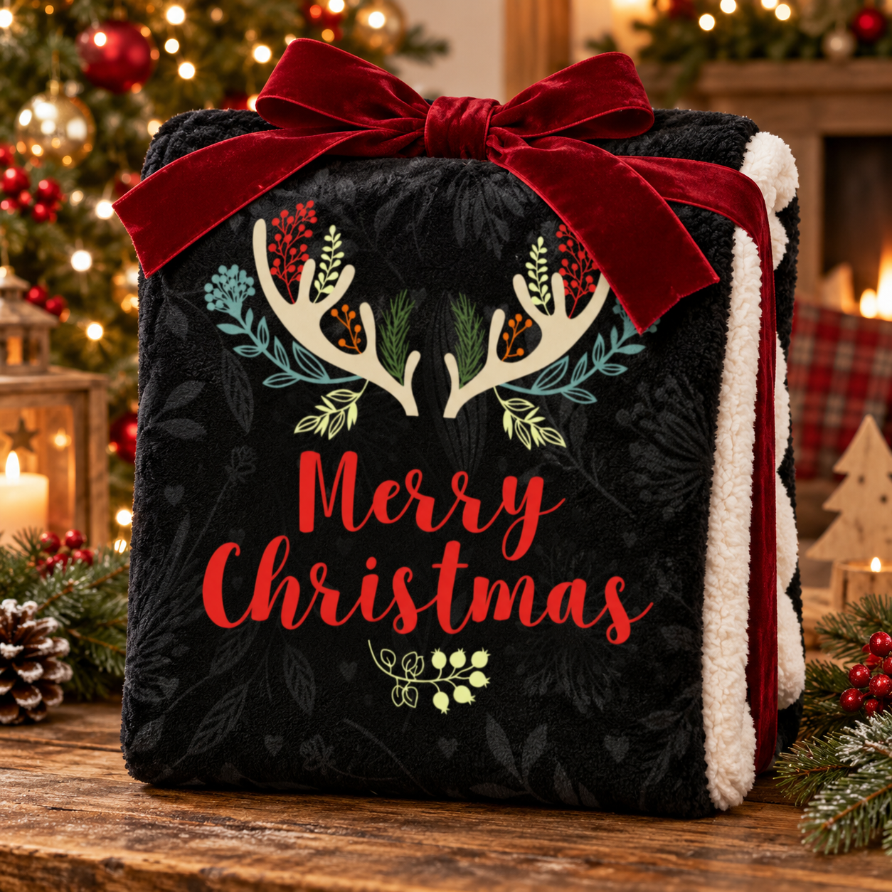 Merry Christmas – Cozy Holiday Blanket