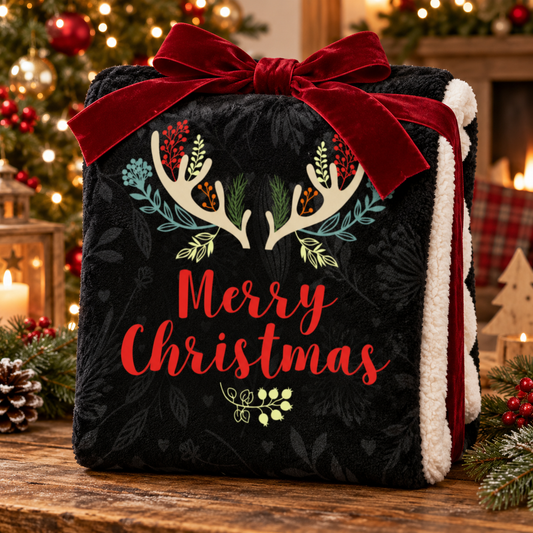 Merry Christmas – Cozy Holiday Blanket