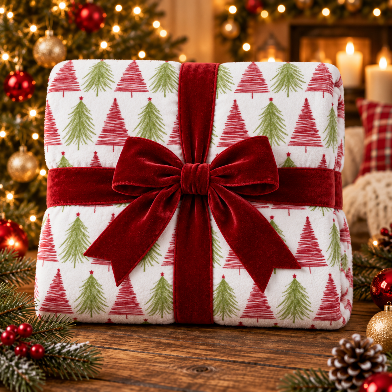 Christmas Tree – Cozy Holiday Blanket