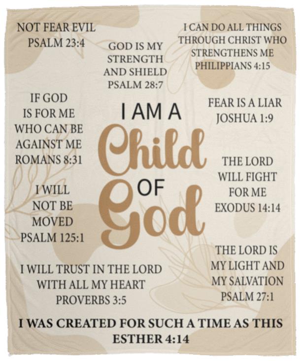 I Am A Child Of God | Valentine's Day, Birthday, Christmas, Special Occasions Gift