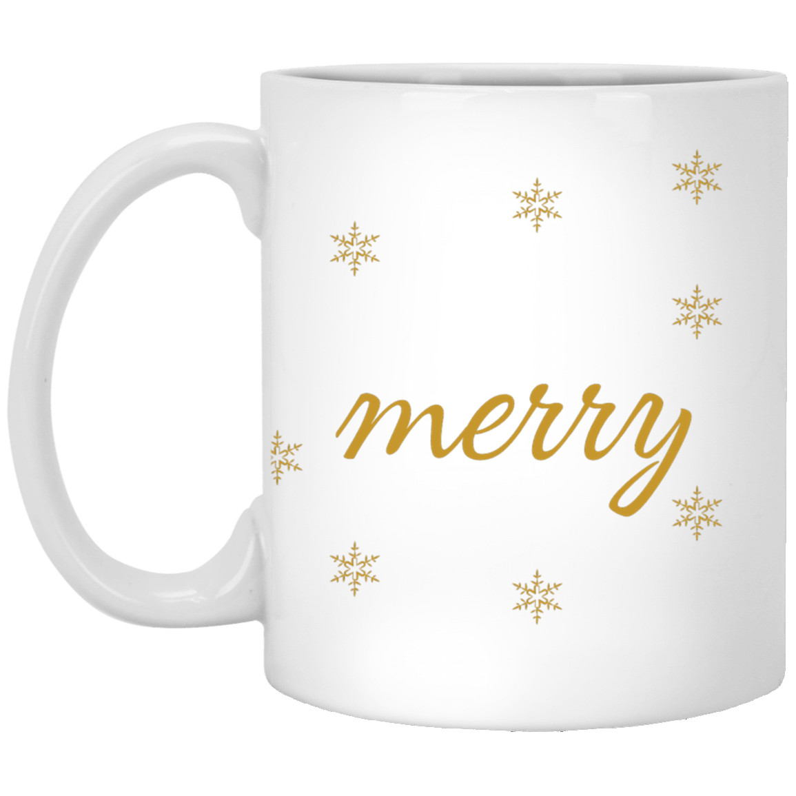 Merry 11 oz. White Mug