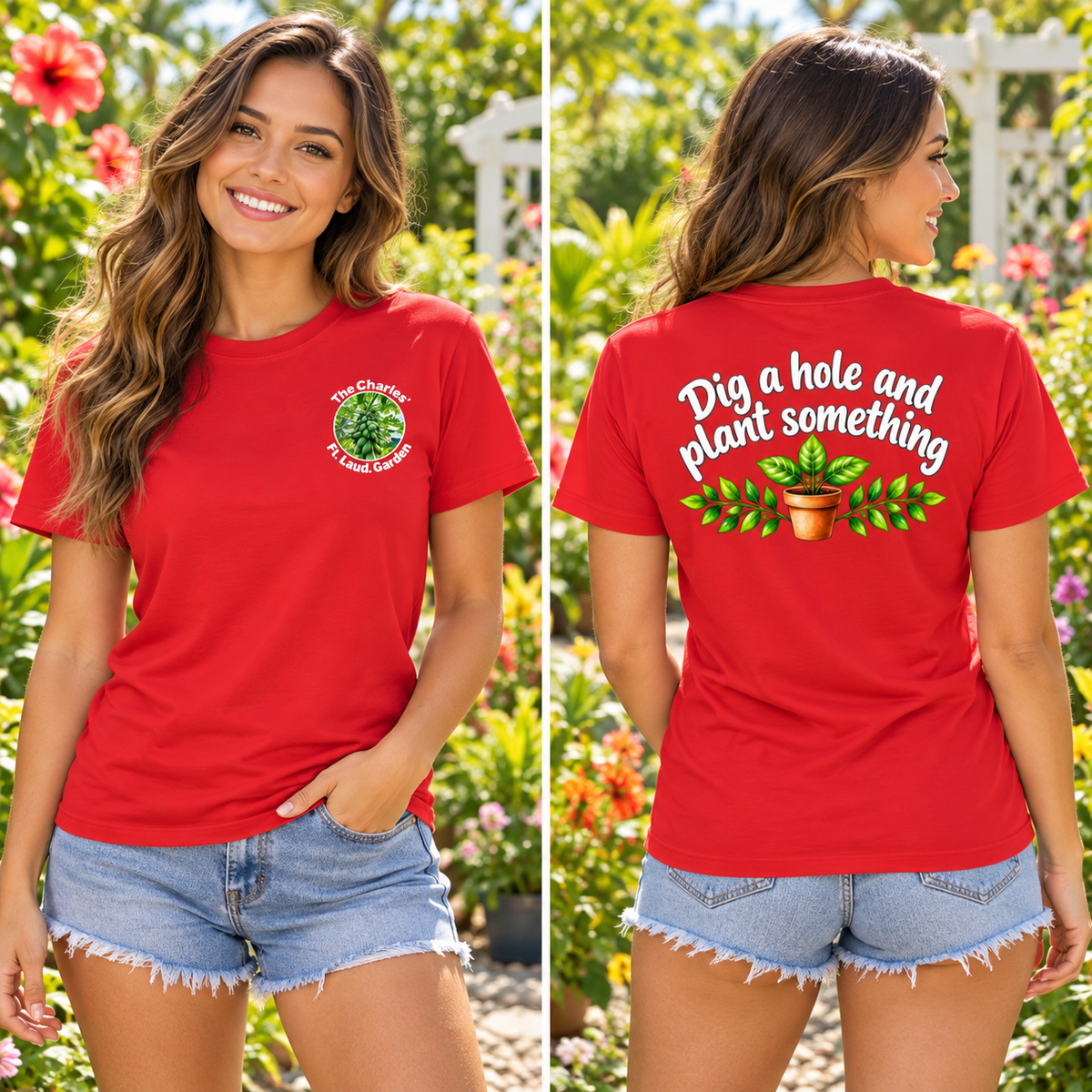 Dig a Hole & Plant Something – Garden Lover T-Shirt