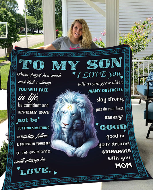 To My Son| Never Forget I Love You | Arctic Fleece Blanket 50x60