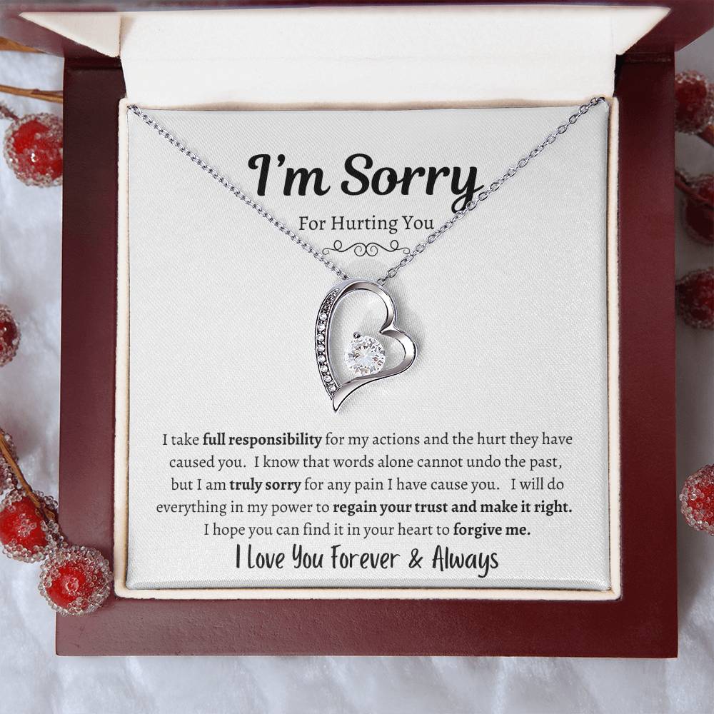 I'm Sorry for Hurting You | Forever Love Necklace