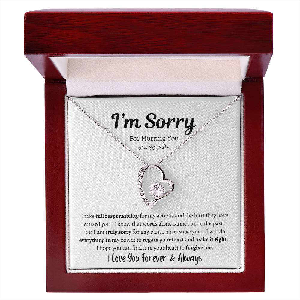 I'm Sorry for Hurting You | Forever Love Necklace