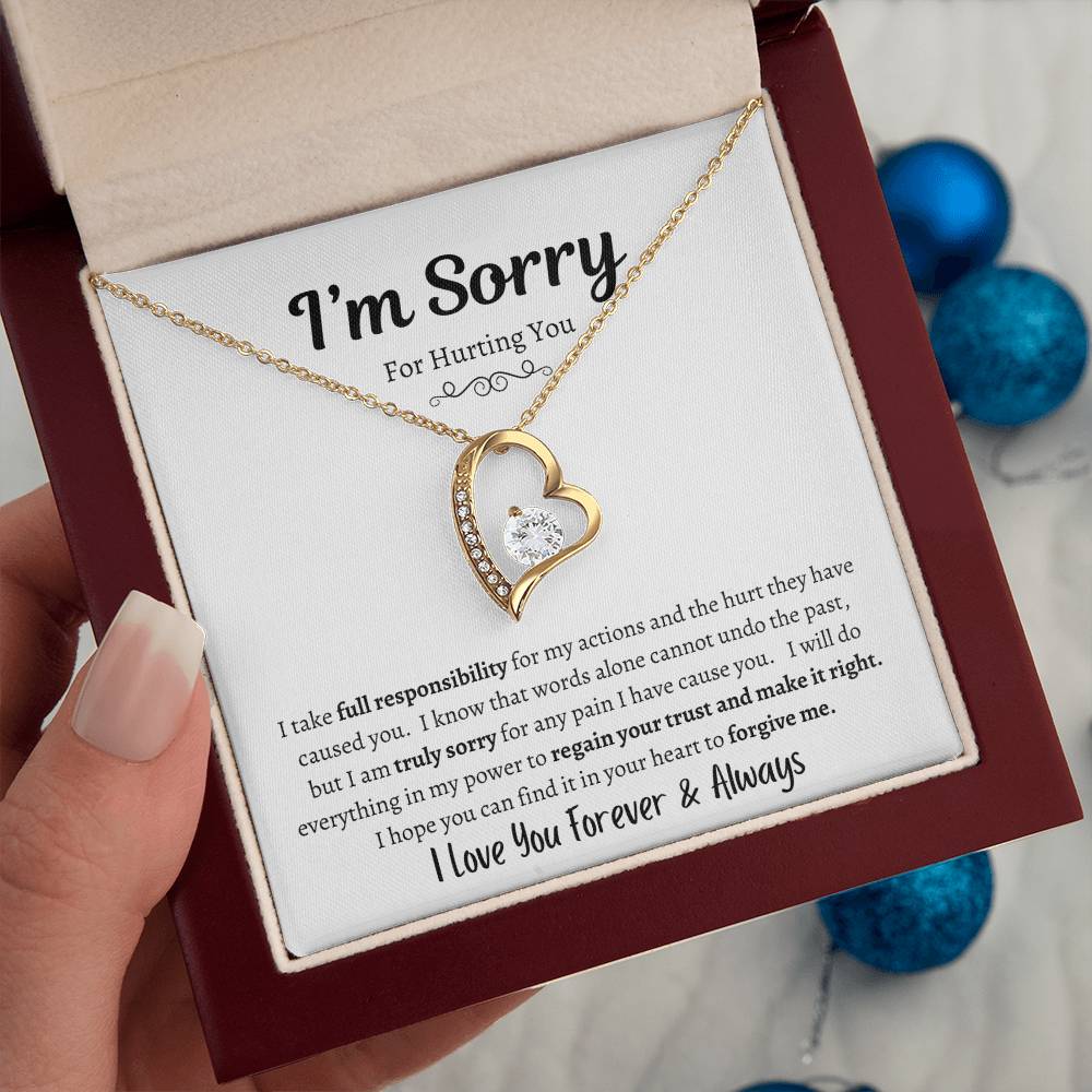 I'm Sorry for Hurting You | Forever Love Necklace