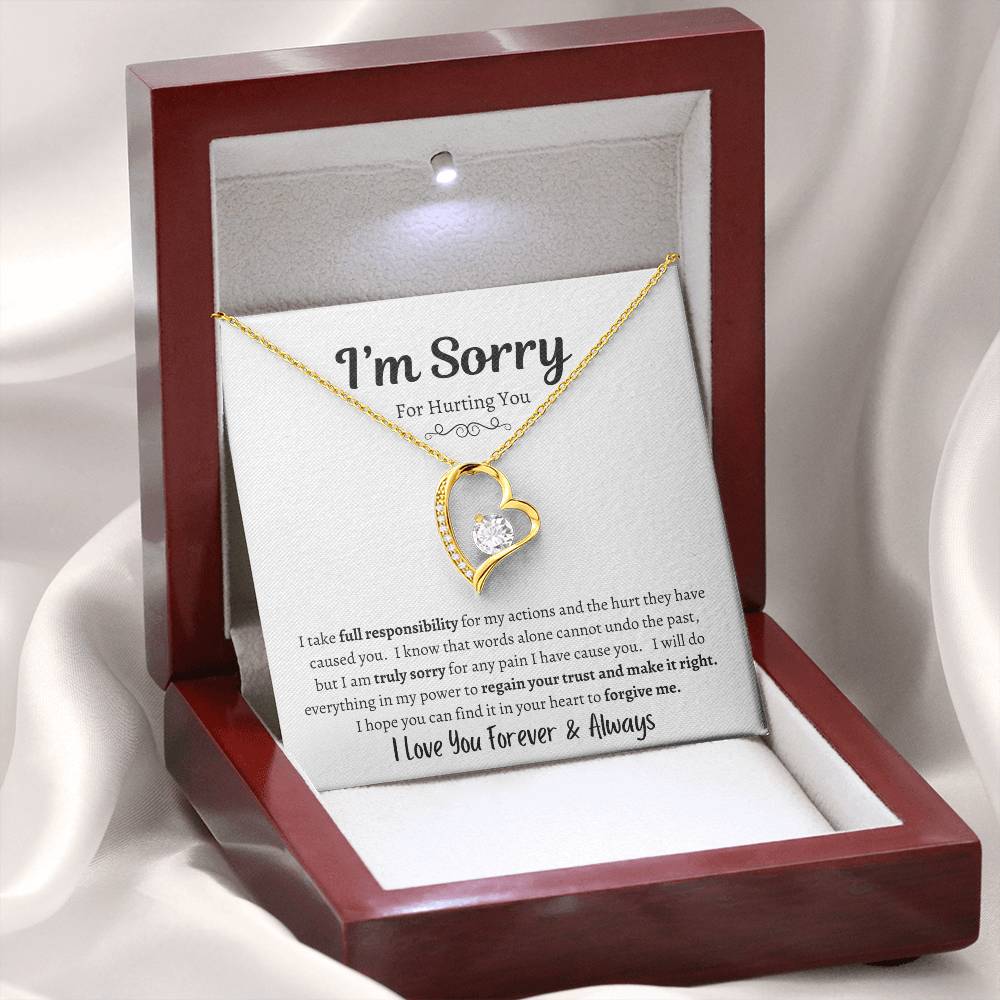 I'm Sorry for Hurting You | Forever Love Necklace