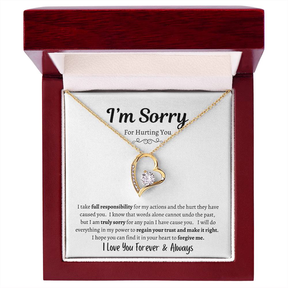 I'm Sorry for Hurting You | Forever Love Necklace