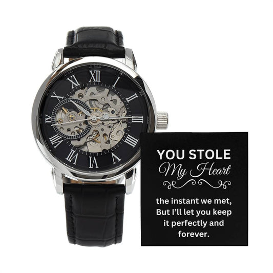 Gift Watch for Him | You Stole My Heart, Happy Valentine's Day Gift, Happy Birthday Gift, Father's Day Gift