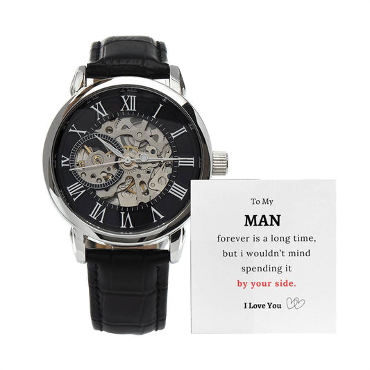 Forever Is A Long Time | To My Man Gift Watch, Valentine's Day Gift, Birthday Gift, Father's Day Gift