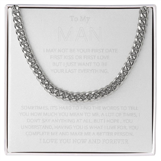To My Man, Your Last Everything, Your Boyfriend, Husband, Soulmate, Valentine's Day Gifts