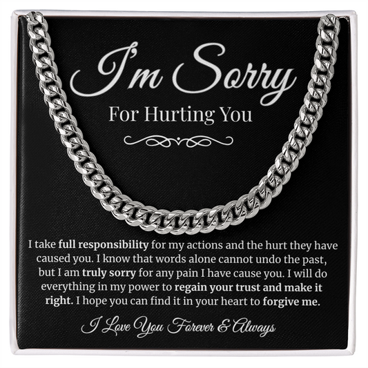 To My Man | I'm Sorry for Hurting You Cubin Link Chain