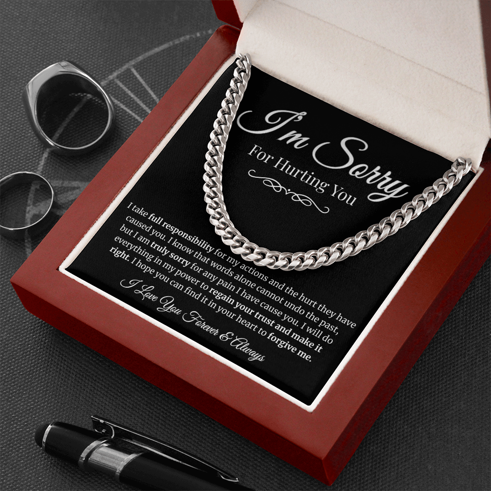 To My Man | I'm Sorry for Hurting You Cubin Link Chain