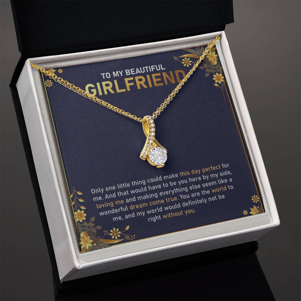 To My Beautiful Girlfriend | Having You By My Side | Alluring Beauty Necklace