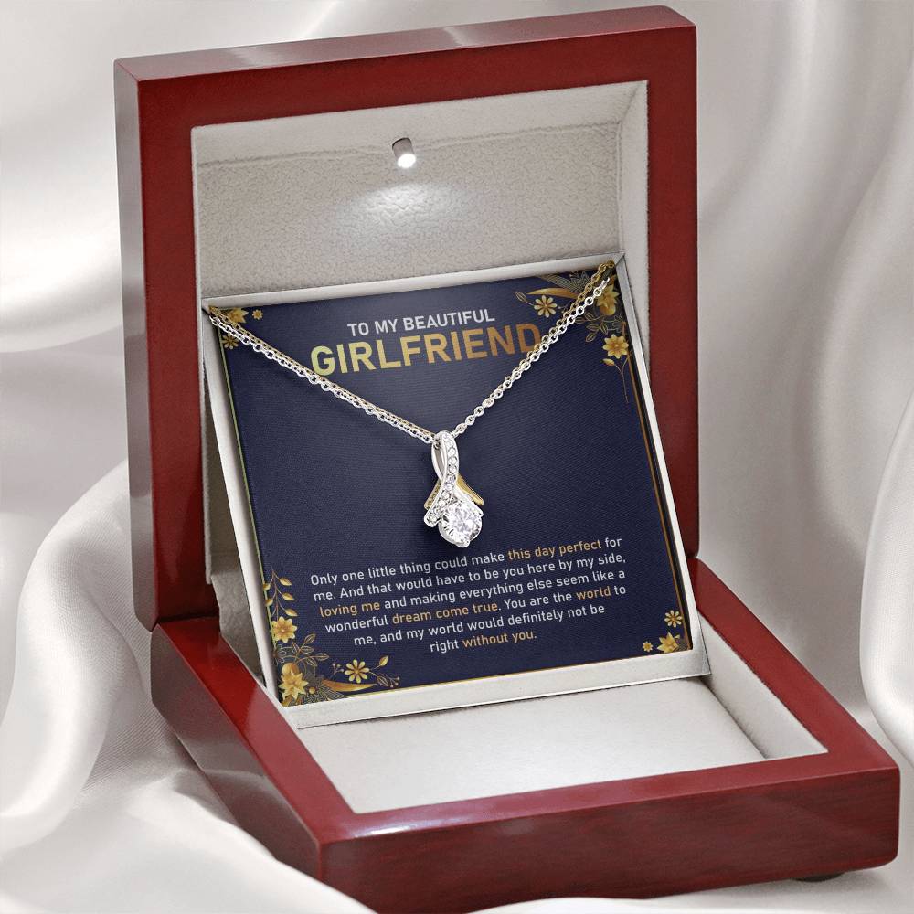 To My Beautiful Girlfriend | Having You By My Side | Alluring Beauty Necklace
