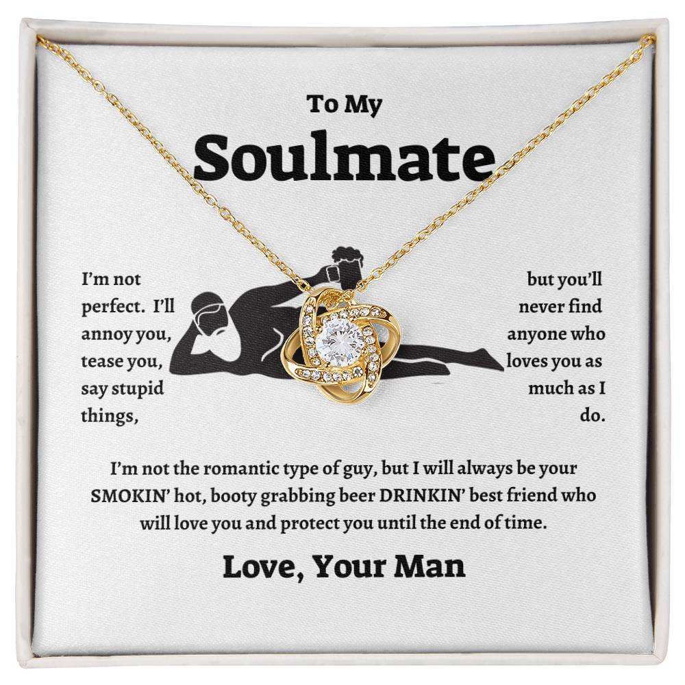 To My Soulmate | Love Knot Necklace