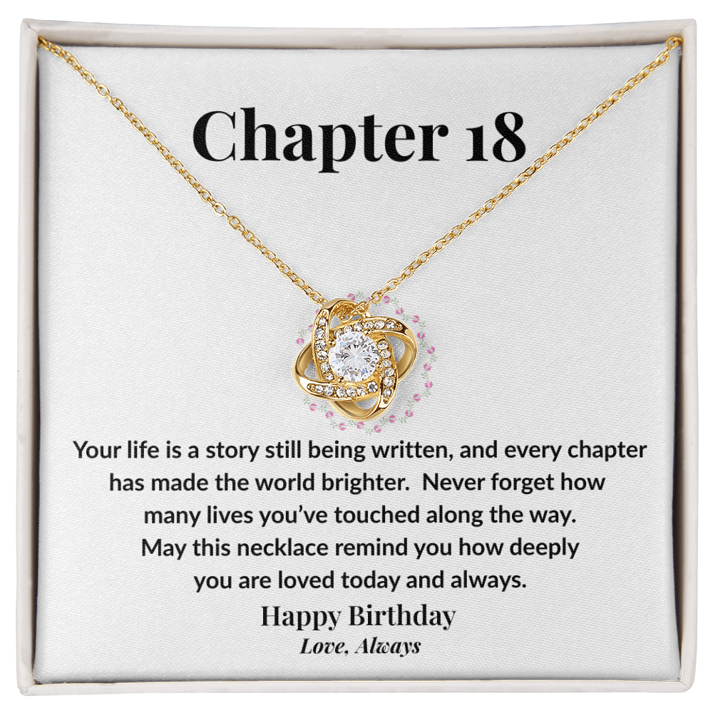 Happy 18th  Birthday Necklace – Love Always