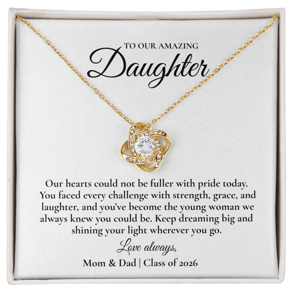 To Our Amazing Daughter | Class of 2026 Necklace