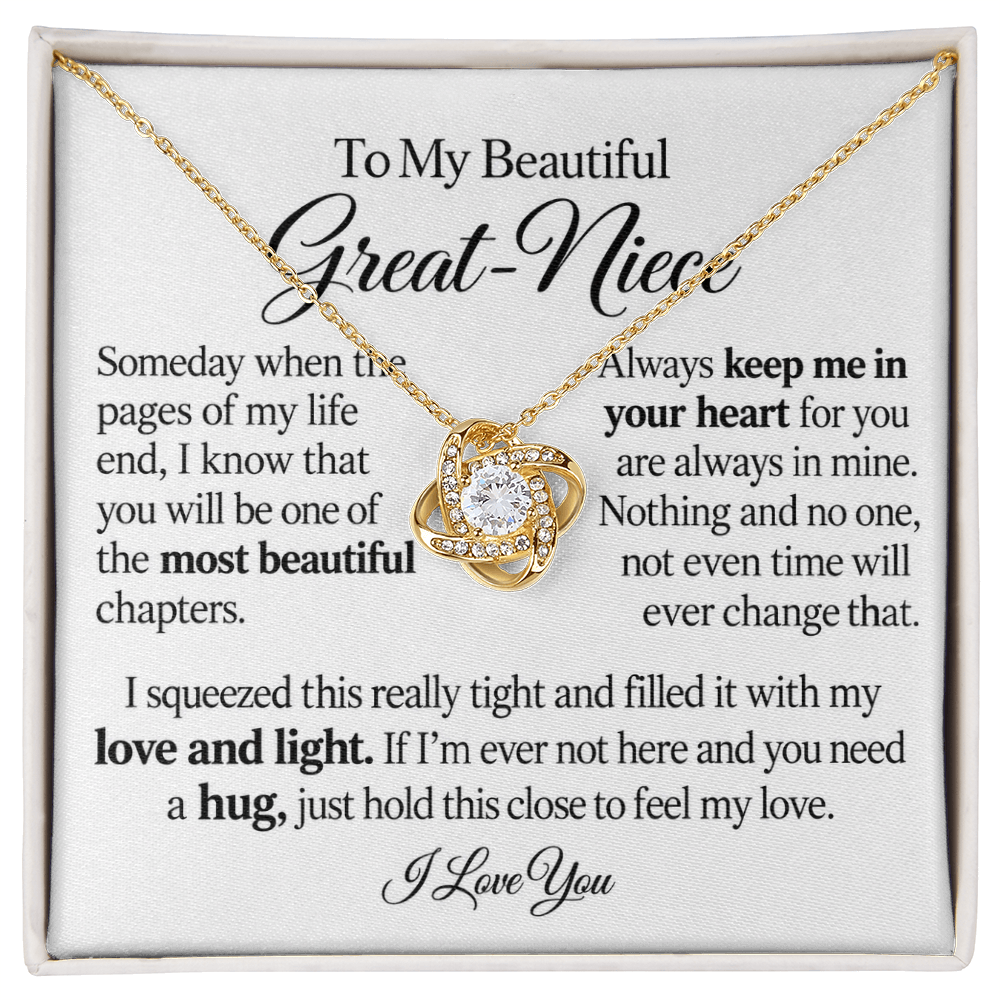 To My Great-Niece Necklace