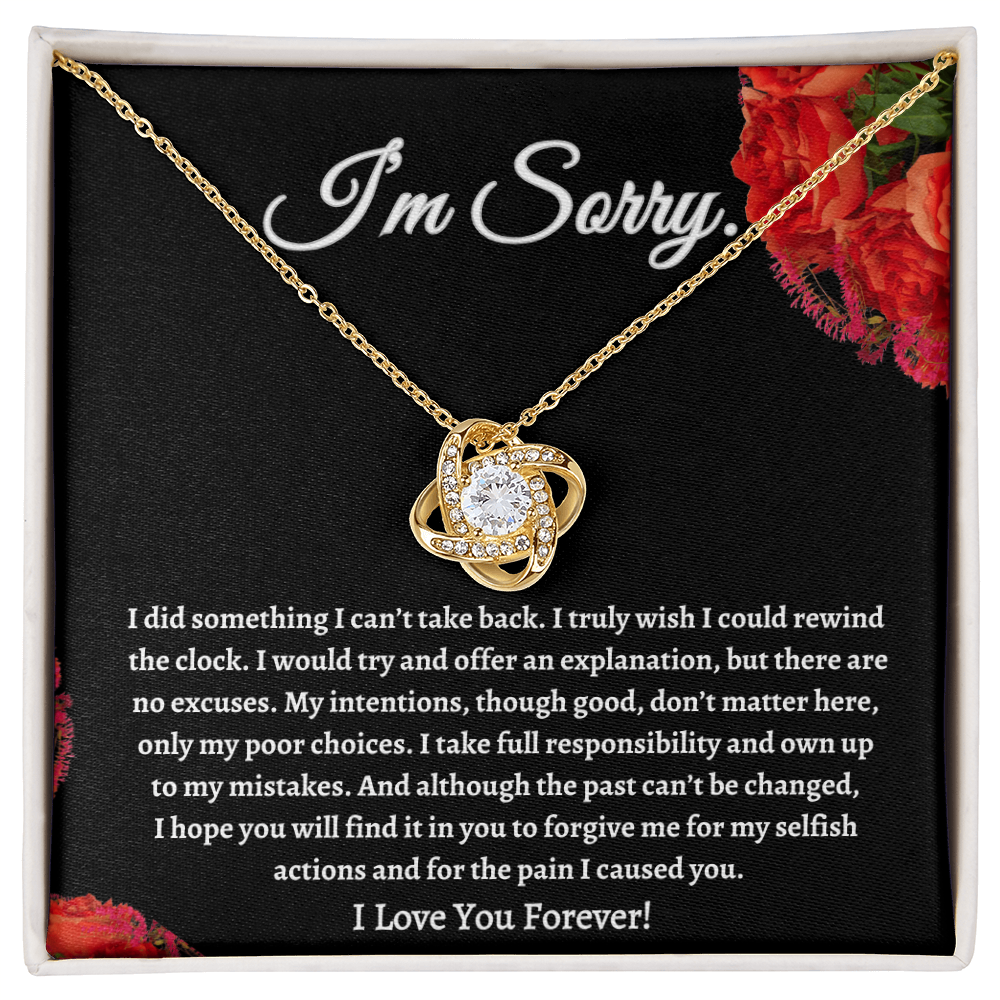 I'm Sorry | Love Knot Necklace