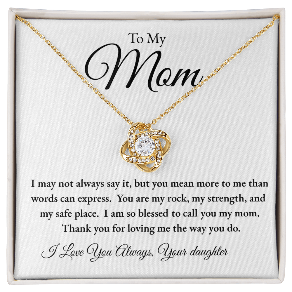 To My Mom | I Love You Always Necklace – From Daughter